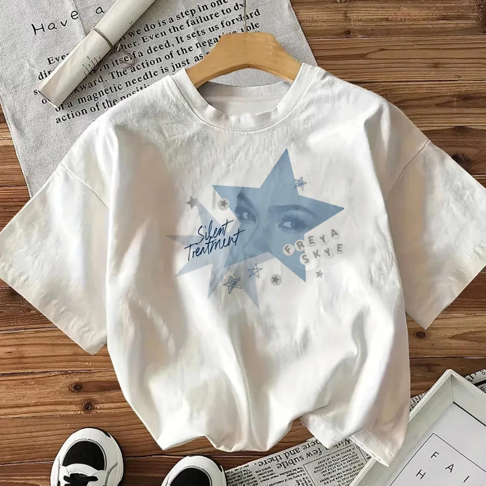 Freya Skye t-shirt female anime Vintage Grunge Breathable University 2000s tshirt 80s Classic Graphic harajuku 2000s Grunge
