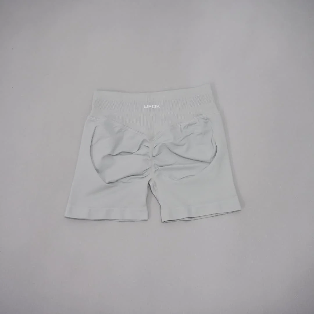 DFDK 2026 New Women Scrunch Butt Yoga Shorts High Waist Hip Lifting Push Up Squat Proof Sports Shorts Gym Workout Running Fitnes