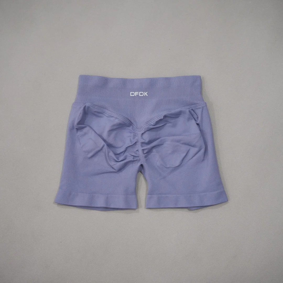 DFDK 2026 New Women Scrunch Butt Yoga Shorts High Waist Hip Lifting Push Up Squat Proof Sports Shorts Gym Workout Running Fitnes