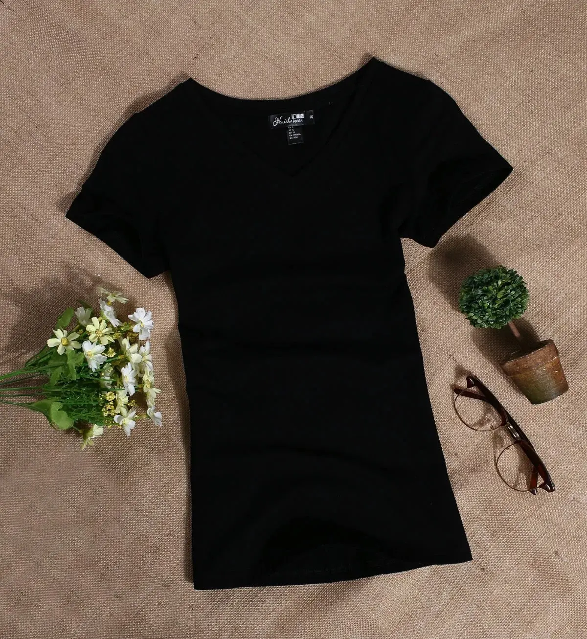 MRMT 2026 Women's T Shirt Casual Women Short Sleeved Slim Solid Color Simple Pure Tees Womens T-Shirt For Female Women T Shirts