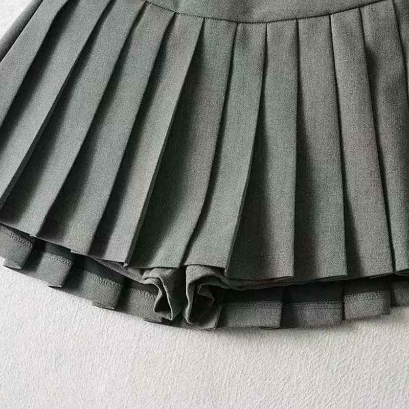 Sexy Women Pleated Skirts High Waist Summer Vintage Mini Skirts Korean Tennis Student White Designed Dance Skirt