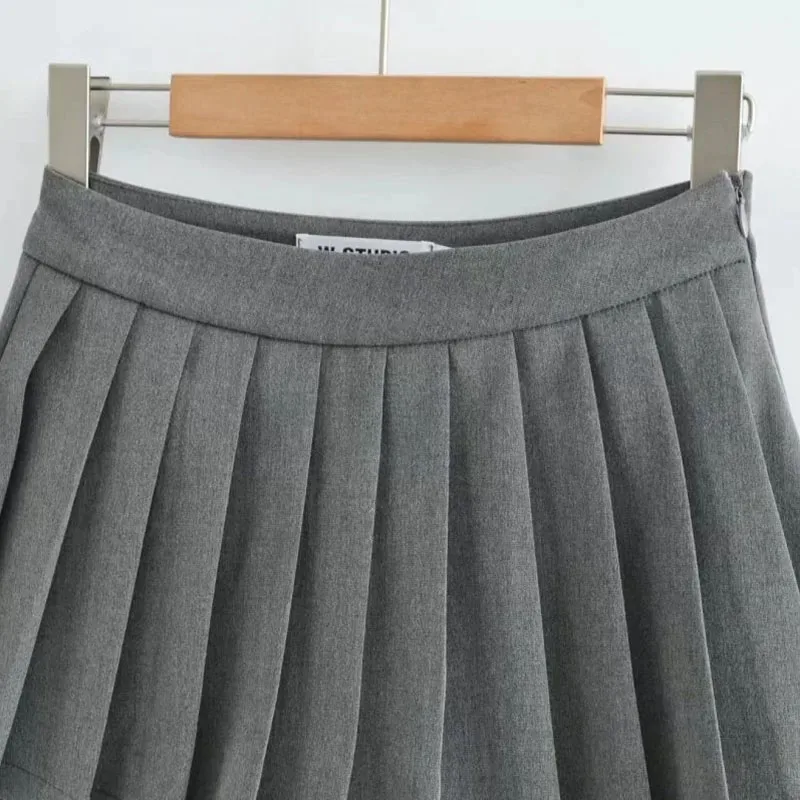 Sexy Women Pleated Skirts High Waist Summer Vintage Mini Skirts Korean Tennis Student White Designed Dance Skirt