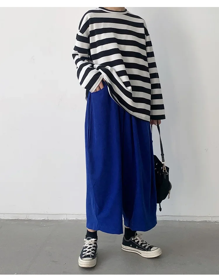 2023 Autumn Casual Harem Pants Women Cotton High Waisted Trousers Retro Loose Bloomers Women's Oversize Pants Baggy Sweatpants