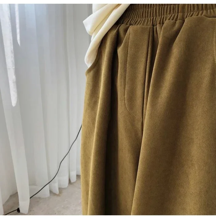 2023 Autumn Casual Harem Pants Women Cotton High Waisted Trousers Retro Loose Bloomers Women's Oversize Pants Baggy Sweatpants