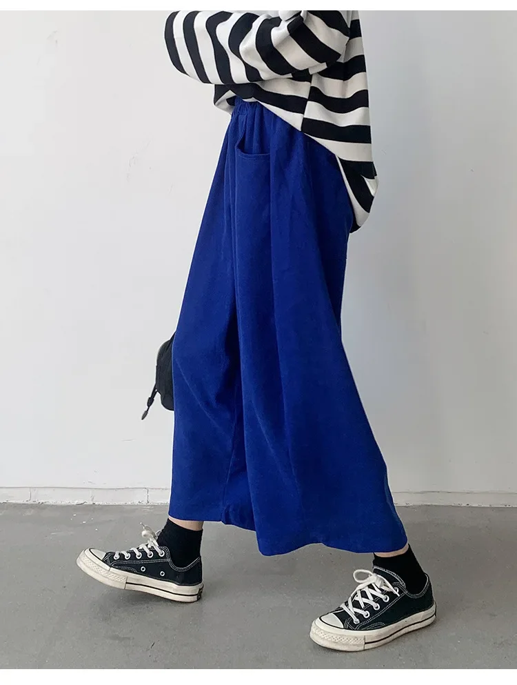 2023 Autumn Casual Harem Pants Women Cotton High Waisted Trousers Retro Loose Bloomers Women's Oversize Pants Baggy Sweatpants
