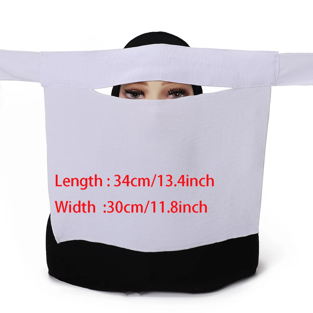 Niqab Short Pinch Eye Breathable Nida Eid Ramadan Wholesale Muslim Women Hijab Saudi Face Cover Veil Niqab