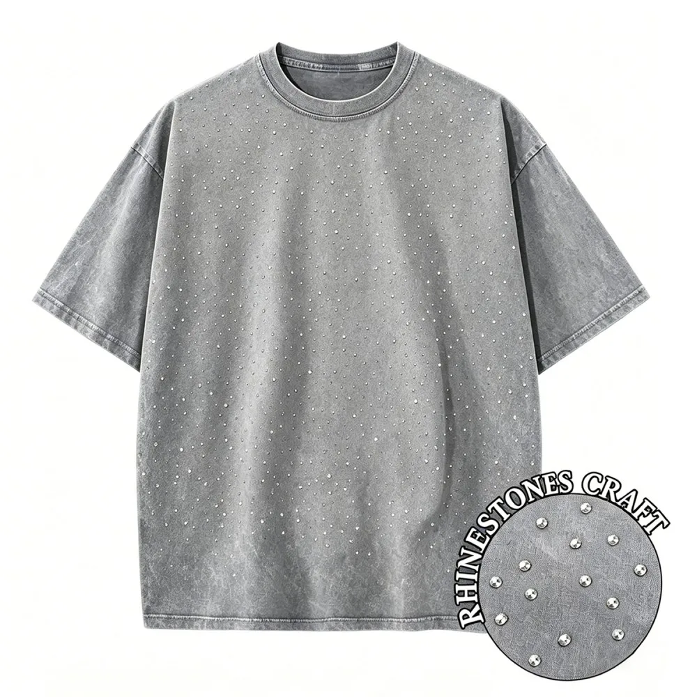 Summer Cotton Washed T-shirt for Women Men Loose O-Neck Oversized Tee Korean Y2k Female Clothes Casual Vintage Short Sleeve Tops