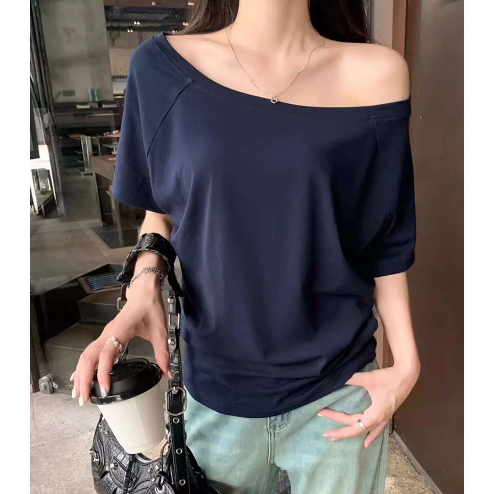 Gothic Harajuku Vintage Punk Emo Girls Long Sleeve Tee Sexy Slim Chic Printing Crop Tops Grunge Y2K Aesthetic Women's Streetwear