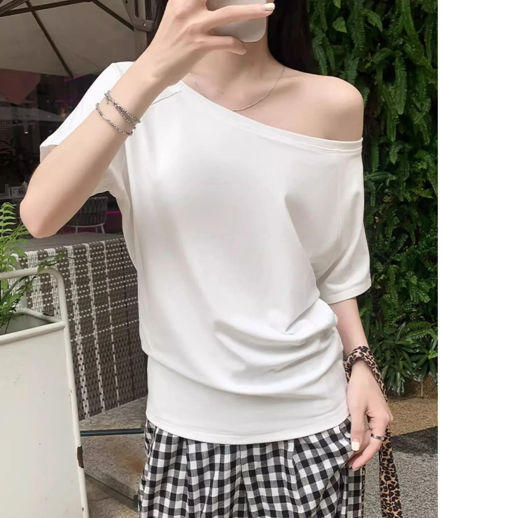 Gothic Harajuku Vintage Punk Emo Girls Long Sleeve Tee Sexy Slim Chic Printing Crop Tops Grunge Y2K Aesthetic Women's Streetwear