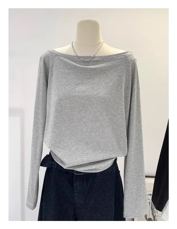 Gothic Harajuku Vintage Punk Emo Girls Long Sleeve Tee Sexy Slim Chic Printing Crop Tops Grunge Y2K Aesthetic Women's Streetwear