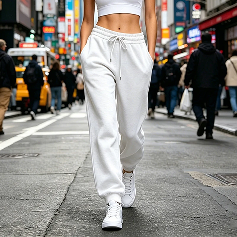 Sweatpants Versatile Hot Sales Pants Woman Outdoor Street Fashion Trousers Comfortable Sports jogging Casual Women's Clothing