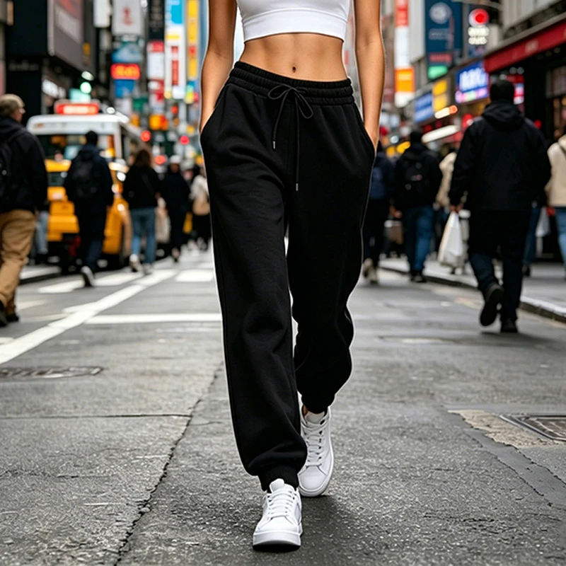 Sweatpants Versatile Hot Sales Pants Woman Outdoor Street Fashion Trousers Comfortable Sports jogging Casual Women's Clothing