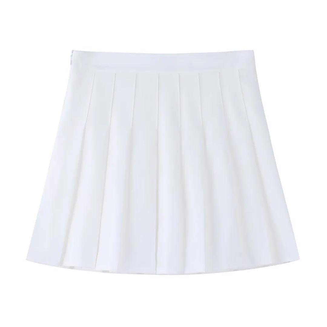 New Mini Skirts Womens 2026 Summer Japanese School Pleated Skirts High Waist Kawaii Cute Pink Plaid Skirt Uniform Harajuku Jupe