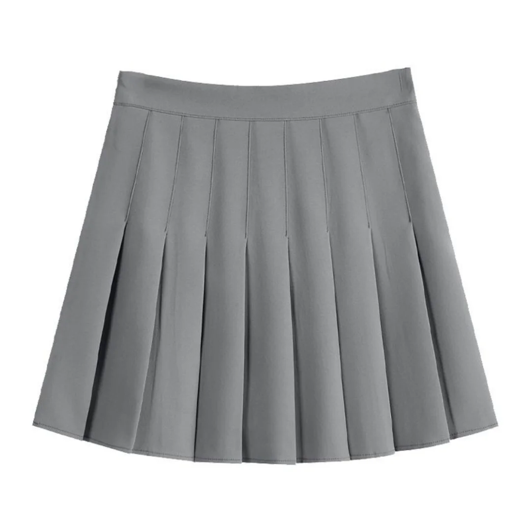 New Mini Skirts Womens 2026 Summer Japanese School Pleated Skirts High Waist Kawaii Cute Pink Plaid Skirt Uniform Harajuku Jupe
