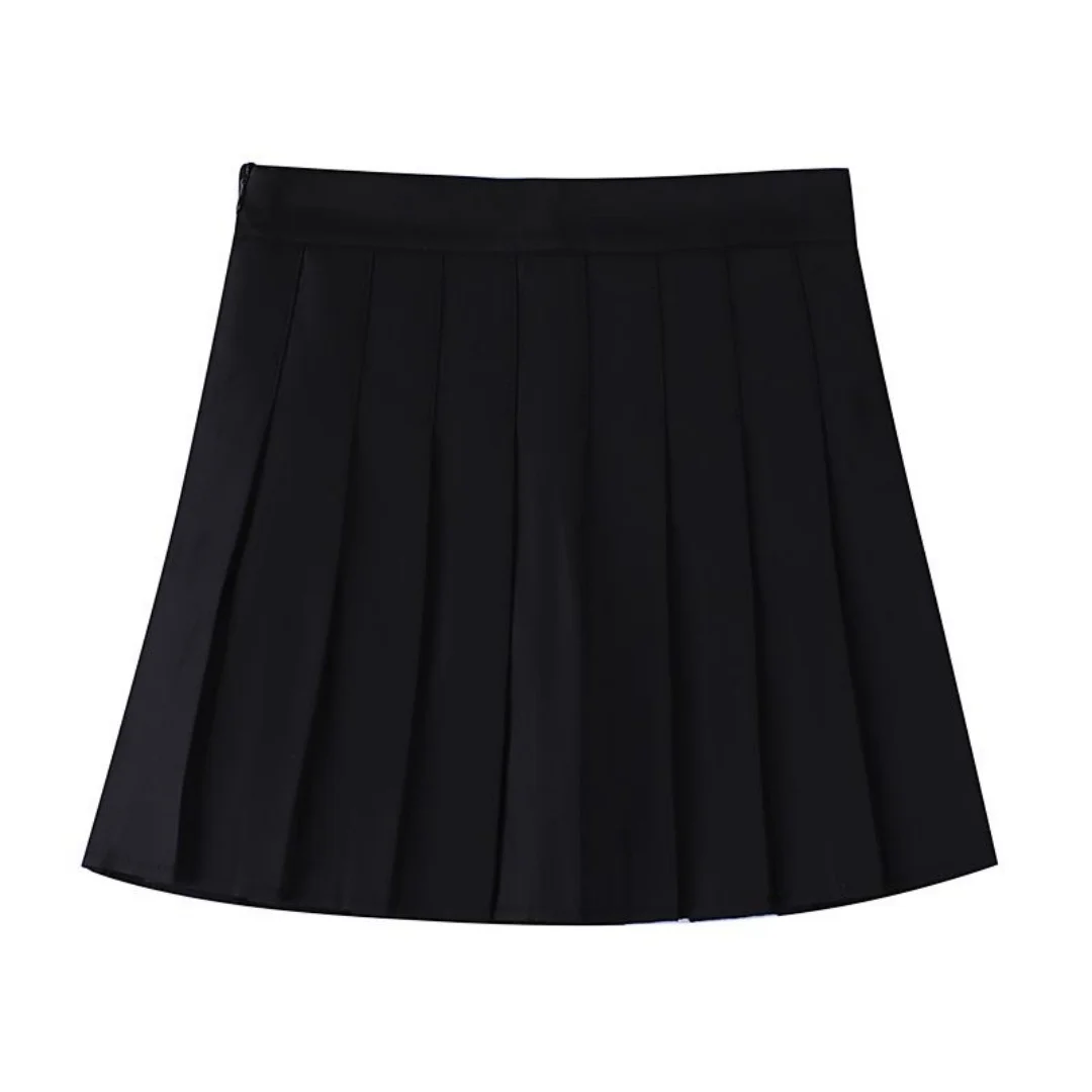 New Mini Skirts Womens 2026 Summer Japanese School Pleated Skirts High Waist Kawaii Cute Pink Plaid Skirt Uniform Harajuku Jupe