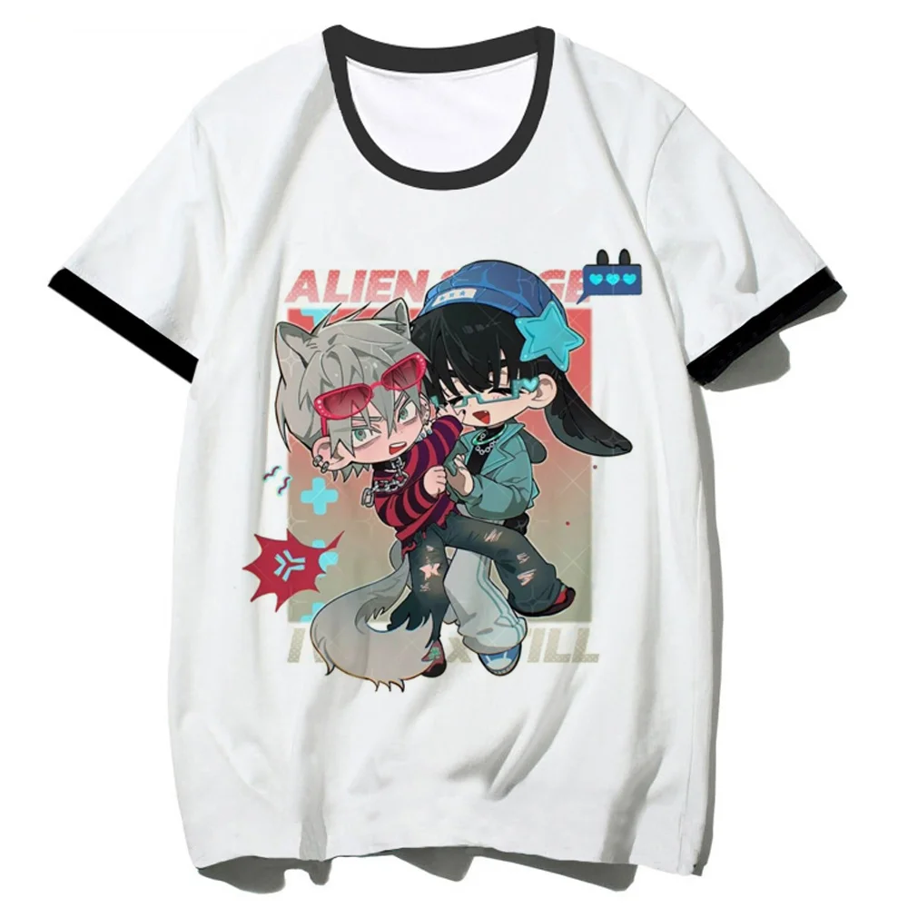 Alien Stage t shirt girl women Vintage korean clothes Digital Pop Culture 2000s t-shirt University Y2k Punk Vintage