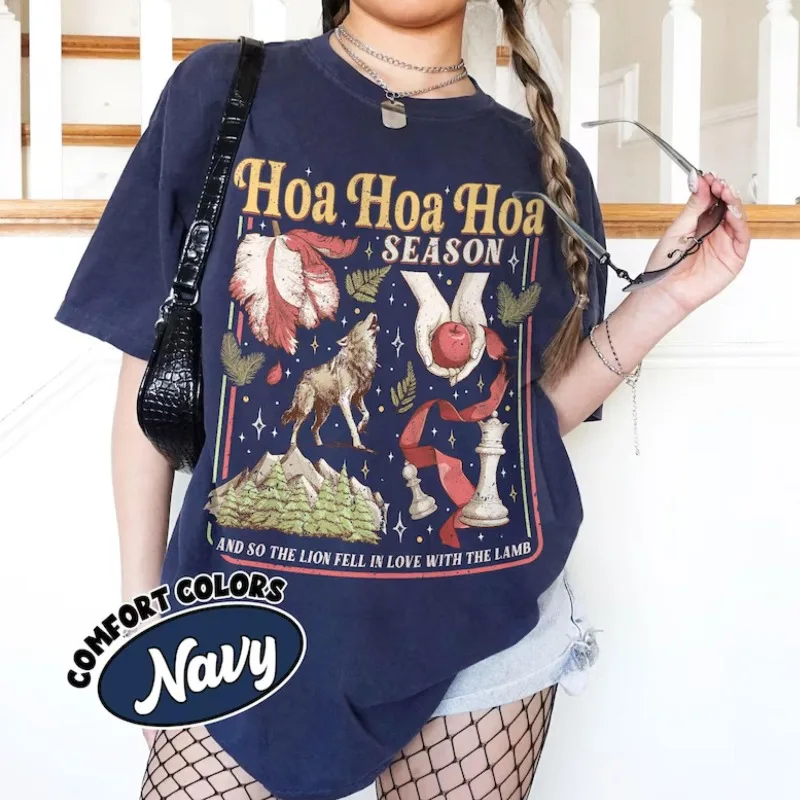 Twilight Inspired Comfort Color Shirt Hoa Hoa Hoa Season Vampires T Shirt City Of Forks Vampires Wolves Book Lover Gift Tee