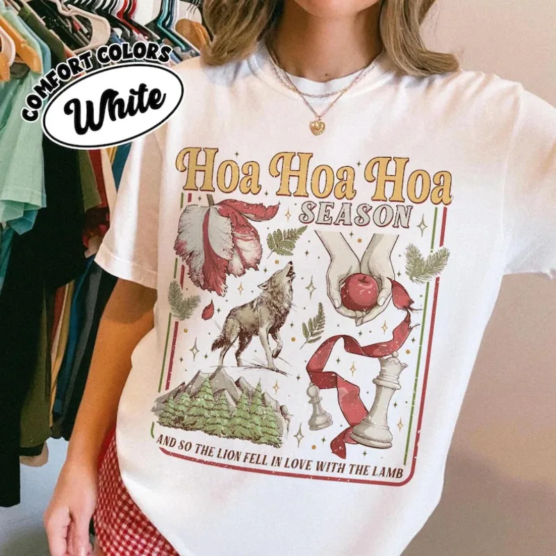 Twilight Inspired Comfort Color Shirt Hoa Hoa Hoa Season Vampires T Shirt City Of Forks Vampires Wolves Book Lover Gift Tee