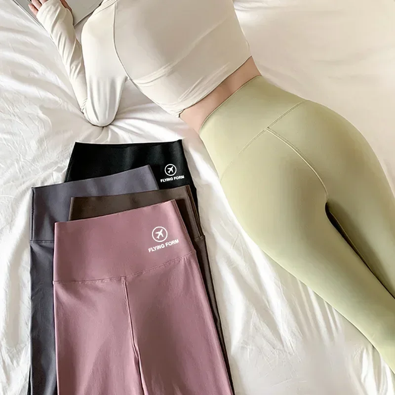 M-XL Shark Pants Women Wear Spring Autumn Winter Thin High-Waisted Belly Lift Hip Yoga Tights Small Feet Black Leggings