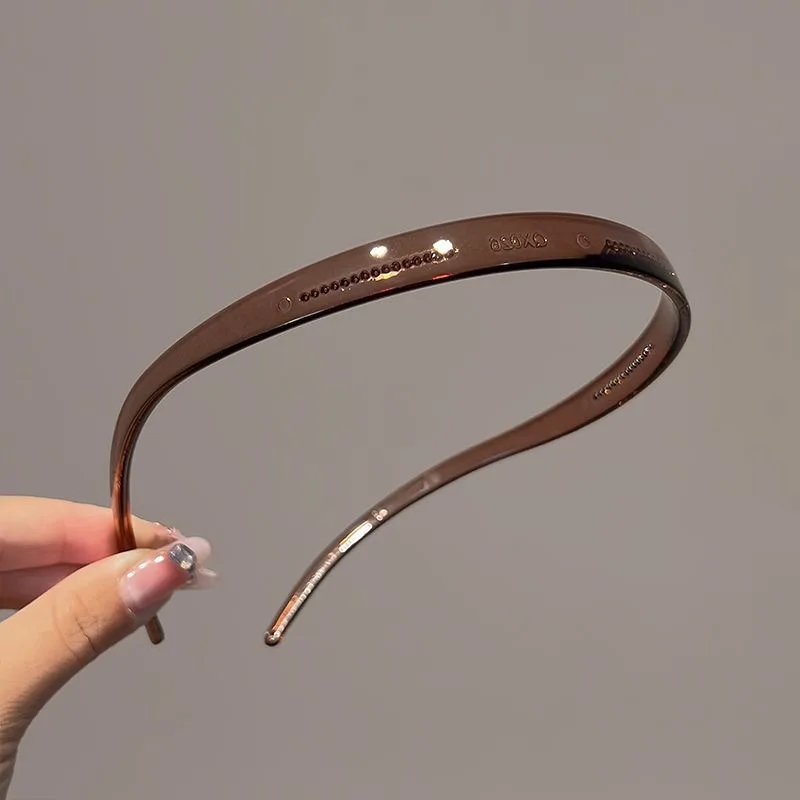 Trendy Sunglasses Frame Shape Acrylic Hairbands For Women Toothed Headband Anti-slip Hair Hoop Fashion Hairwear Accessories