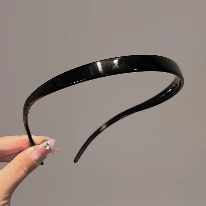 Trendy Sunglasses Frame Shape Acrylic Hairbands For Women Toothed Headband Anti-slip Hair Hoop Fashion Hairwear Accessories