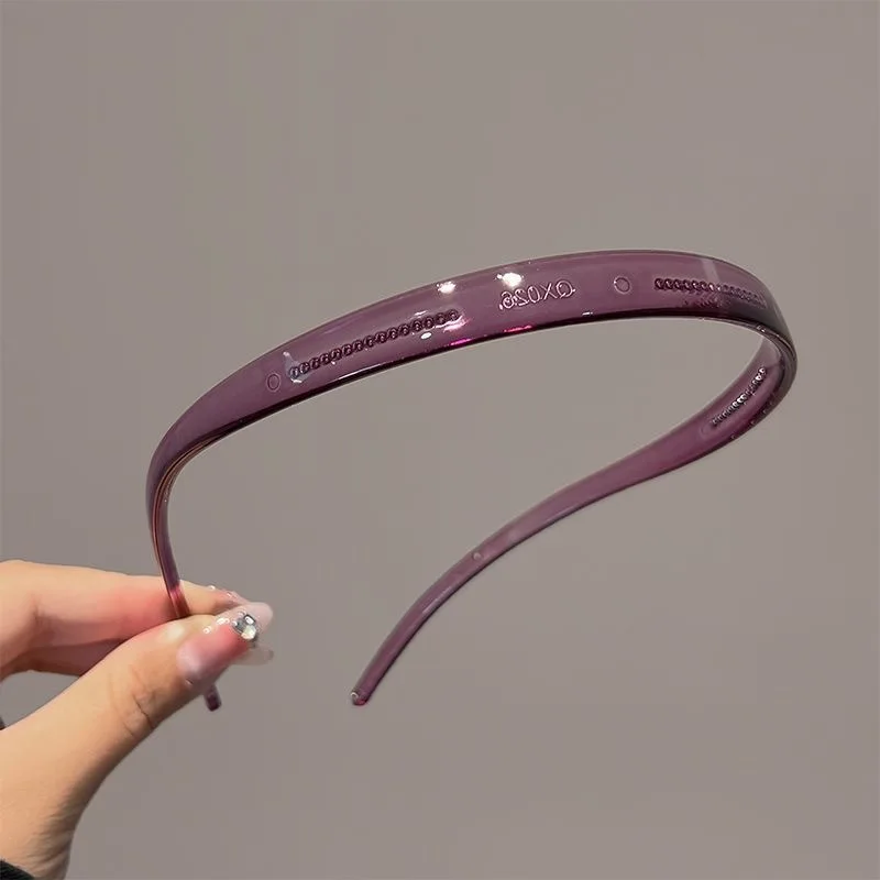 Trendy Sunglasses Frame Shape Acrylic Hairbands For Women Toothed Headband Anti-slip Hair Hoop Fashion Hairwear Accessories