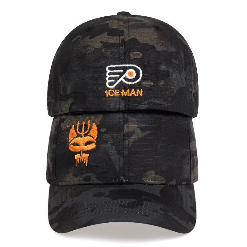 Fashion Men hip hop hat back sealed cotton baseball cap personality embroidery camouflage caps Men Women snapback hats gorras
