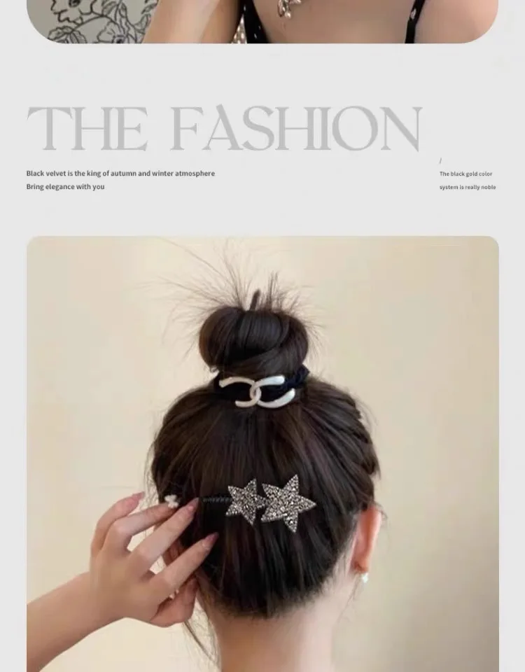 New Korean Fashion Rhinestone Pentagram Hair Comb New Headwear Hair Clip Headwear Girls Women Hair Accessories