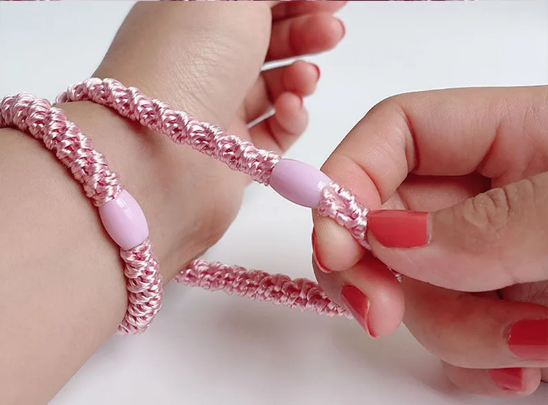 5pc Europe and America Good High Elasticity Hair Ties Rope Scrunchies for Women Men Girls Ponytail Holder Hair Accessories