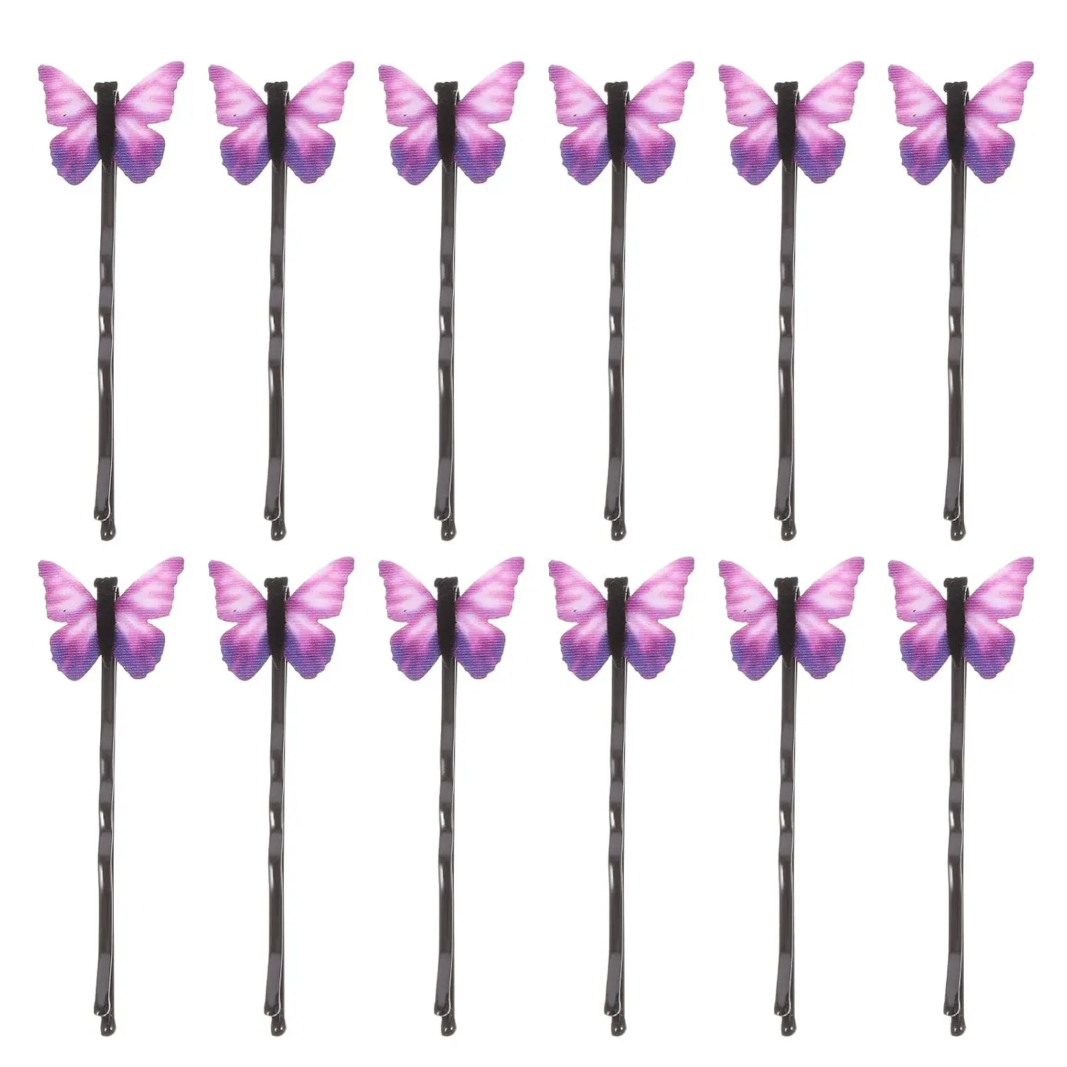 4-12PCS Butterfly Hair Clips Blue Butterfly Hair Clips Bridal Wedding Decoration Hair Clips Bridal Hair Accessories for Women an