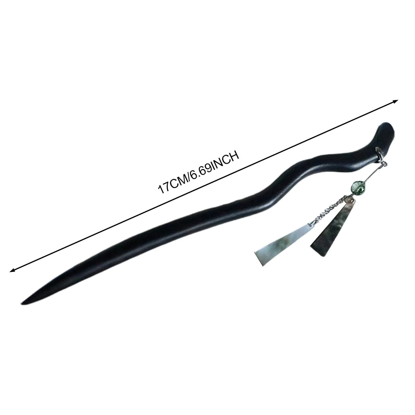 Retro Chinese Style Hairpin Elegant Gentle Simulated Wooden Tassel Hair Stick Hanfu Ru Skirt Hairstyle Accessories For Women