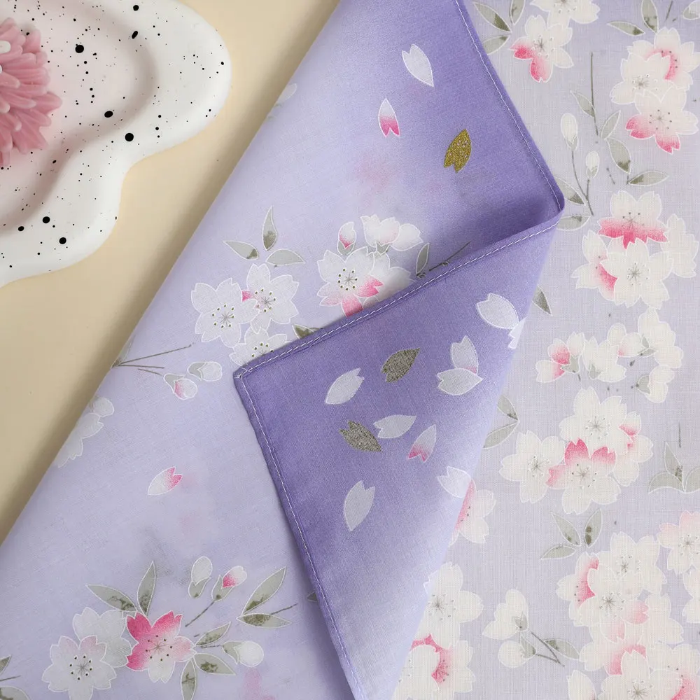3 Pack of Pure Cotton Women's Handkerchiefs, Elegant Flower Handkerchiefs, Absorbent Sweat Towels, Wedding Bride and Mother Souvenirs, Decorative Towels