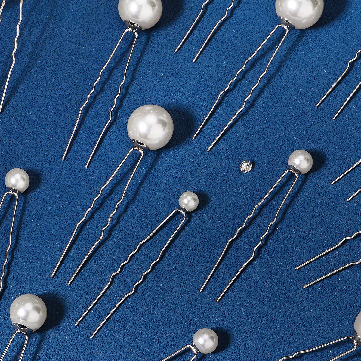 Fashion Pearl Hair Clip For Women Copper Wire Wrap Design Bridal Wedding Hairpin Simple Headpiece Hair Clip
