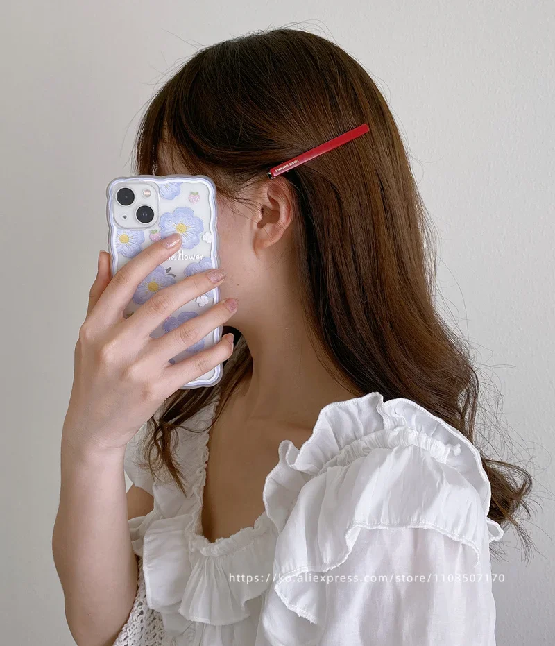 Korean black duck beak clip resin hair clip wine red word clip fringe clip side clipsimplicity 、 Simple woman homewear hot sale