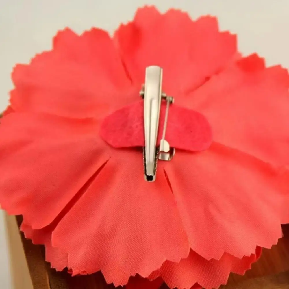Peony Flower Women Hair Clip DIY Straw Hat Accessories Beach Holiday Bohemia Emulation Girl Hair Barrettes