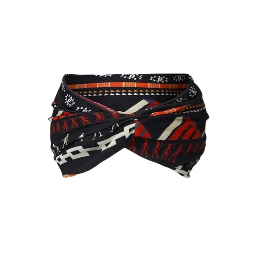 Widening High Strength Bohemian Yoga Sports Headband African Style Headband