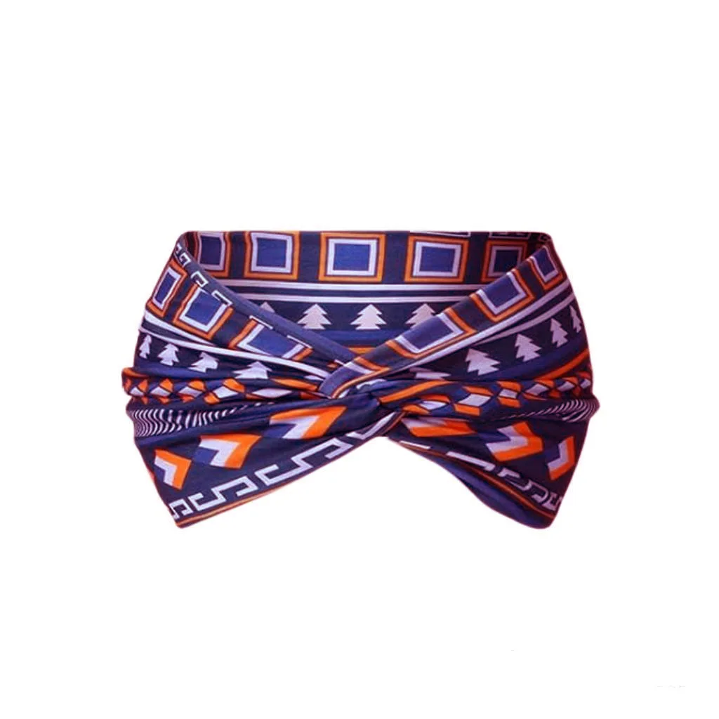 Widening High Strength Bohemian Yoga Sports Headband African Style Headband