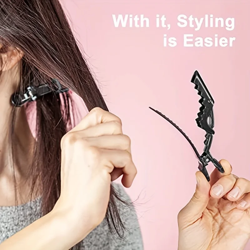 5-30Pcs Alligator Hair Clips Hairdressing Clamps Plastic Hair Claw Professional Barber Salon Styling Hairpins Hair Accessories