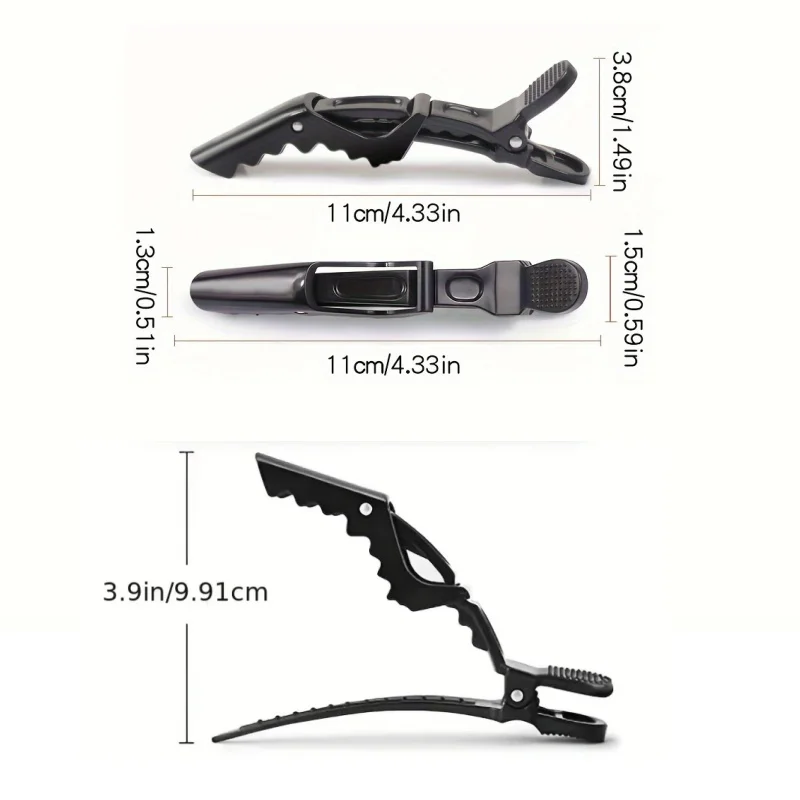5-30Pcs Alligator Hair Clips Hairdressing Clamps Plastic Hair Claw Professional Barber Salon Styling Hairpins Hair Accessories