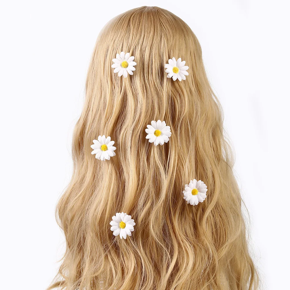 5/6 Sunflower Hair Clips Side Hair Clips Cute - Daisy Flower Butterfly Hair Clips Duck Billed Hair Clips Women's Hair Accessorie