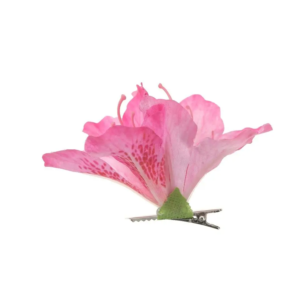 Bohemia Flower Hair Clips Hawaiian Tropical Beach Canna Barrette Women Girls Brides Weddings Hairpins Headwear Hair Accessories