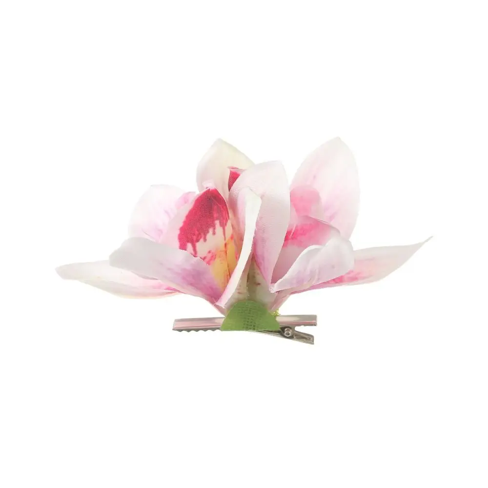 Bohemia Flower Hair Clips Hawaiian Tropical Beach Canna Barrette Women Girls Brides Weddings Hairpins Headwear Hair Accessories