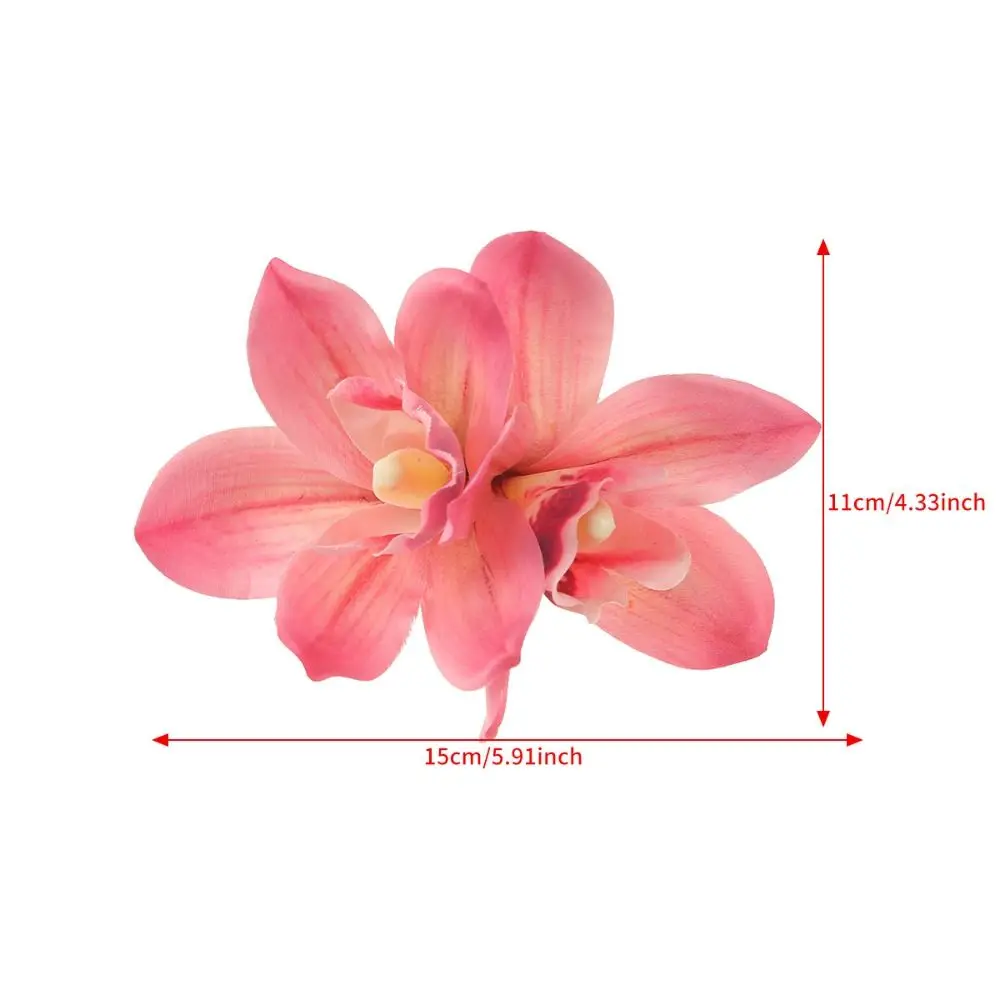 Bohemia Flower Hair Clips Hawaiian Tropical Beach Canna Barrette Women Girls Brides Weddings Hairpins Headwear Hair Accessories
