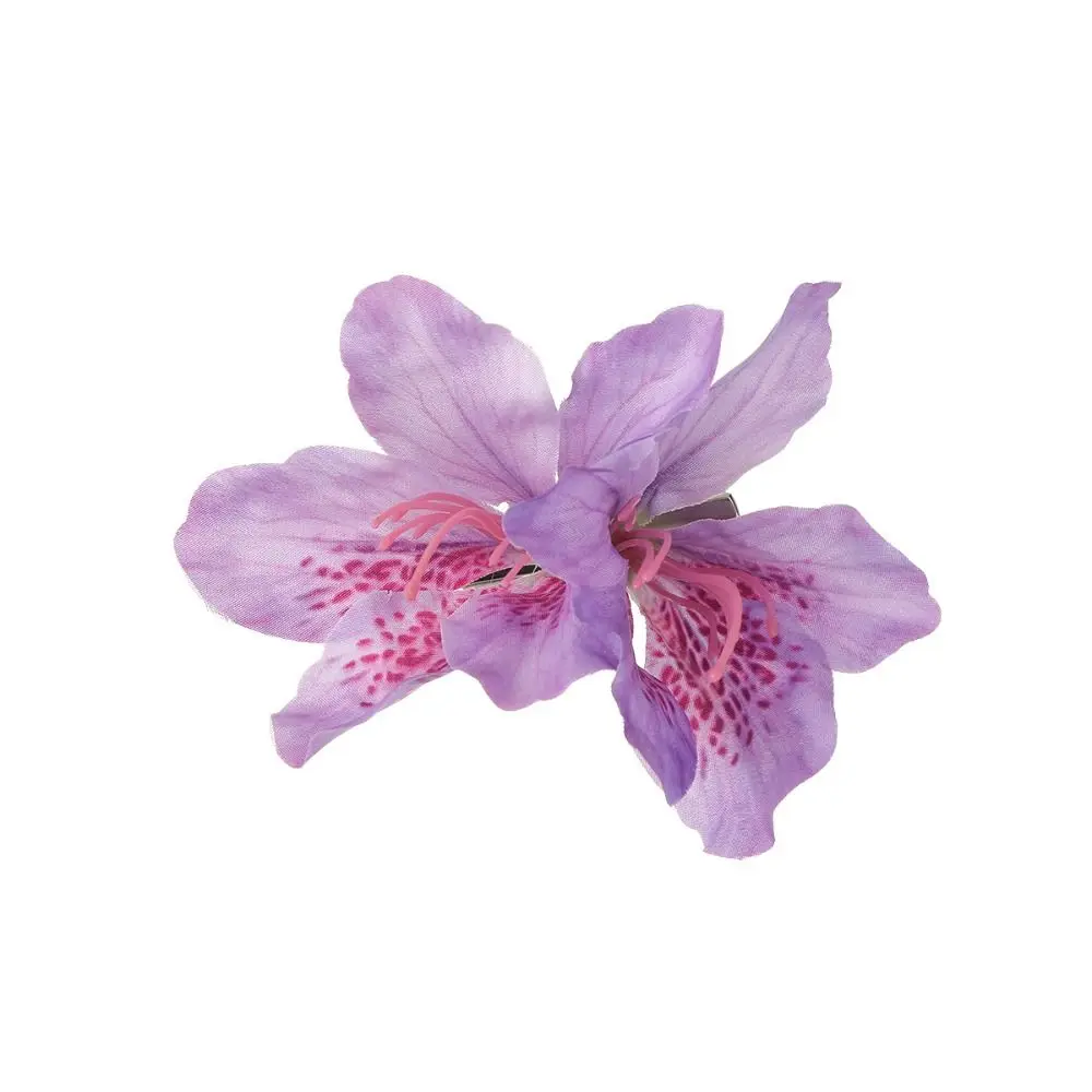 Bohemia Flower Hair Clips Hawaiian Tropical Beach Canna Barrette Women Girls Brides Weddings Hairpins Headwear Hair Accessories
