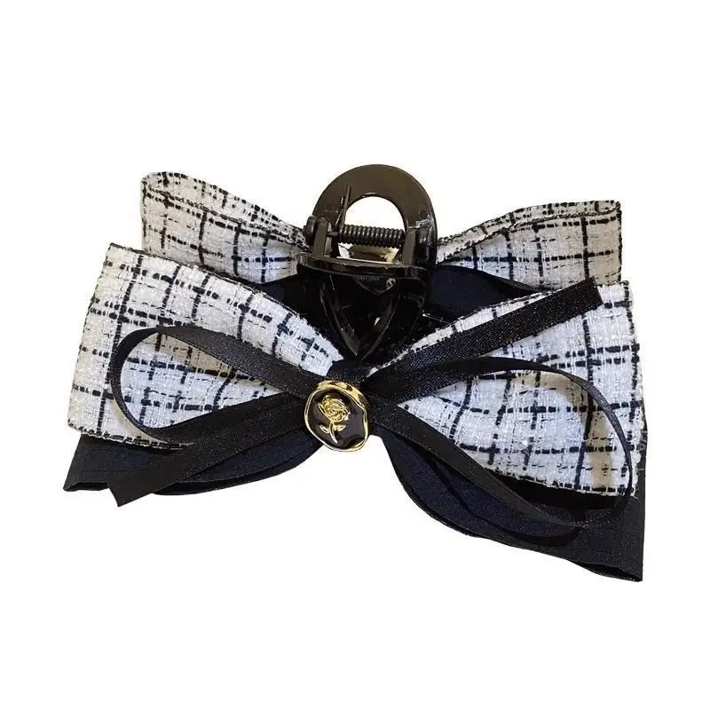 1/2pcs Xiaoxiangfeng Bow Hair Clip for Women, Fashionable and Exquisite, Rose Shaped Hair, Shark Shaped Hair Clip, Hair Catcher