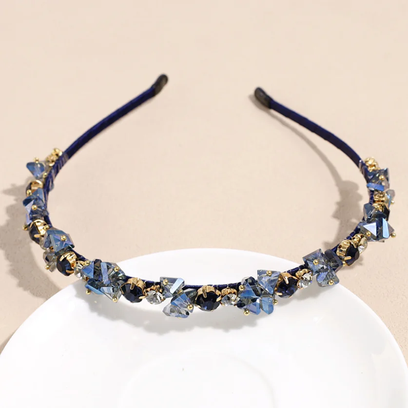 Luxury Crystal Headbands For Women Hairbands Girls Fashion Hair Hoop Headwear Wedding Party Hair Jewelry Accessories