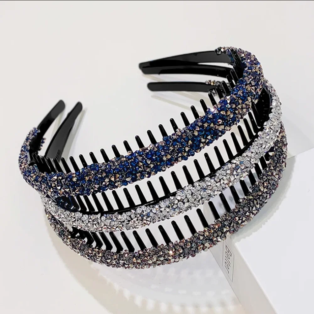 Luxury Crystal Headbands For Women Hairbands Girls Fashion Hair Hoop Headwear Wedding Party Hair Jewelry Accessories