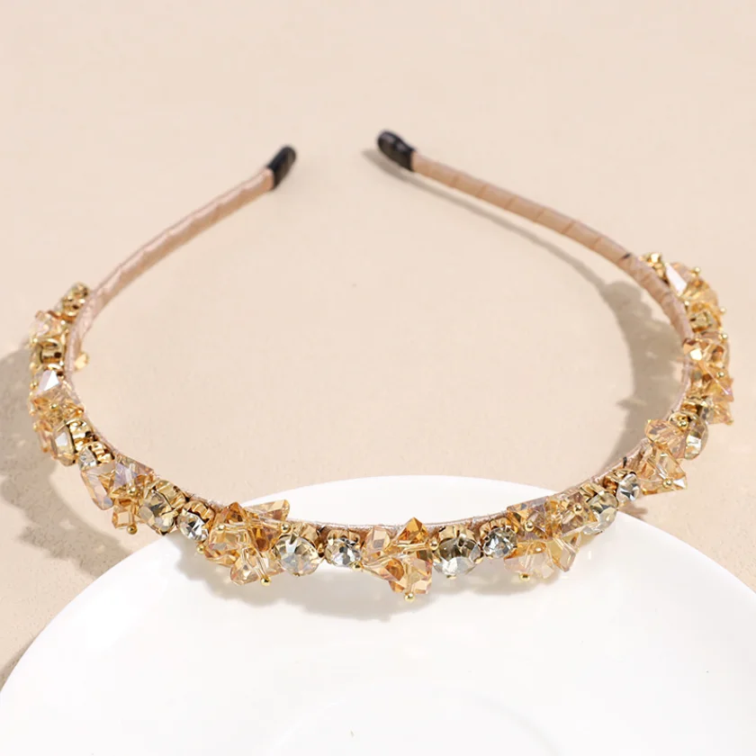 Luxury Crystal Headbands For Women Hairbands Girls Fashion Hair Hoop Headwear Wedding Party Hair Jewelry Accessories