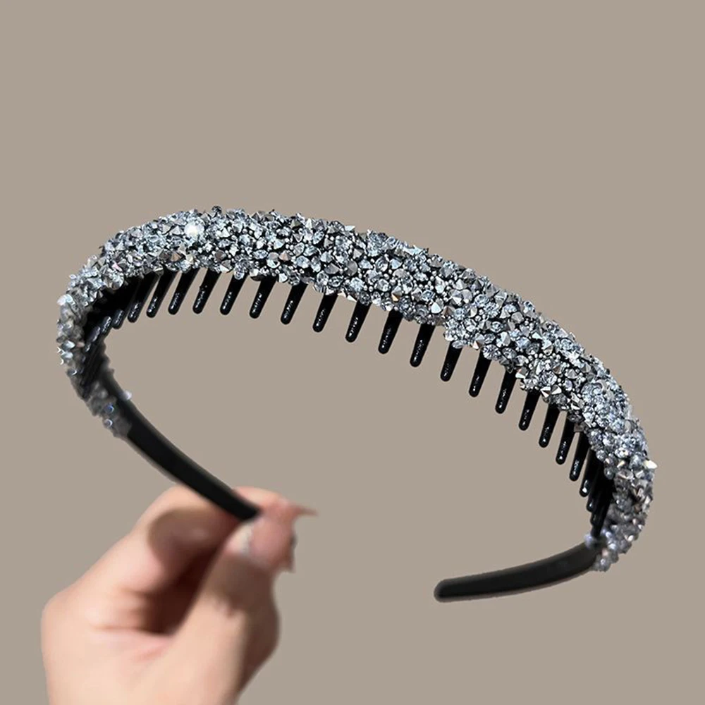Luxury Crystal Headbands For Women Hairbands Girls Fashion Hair Hoop Headwear Wedding Party Hair Jewelry Accessories