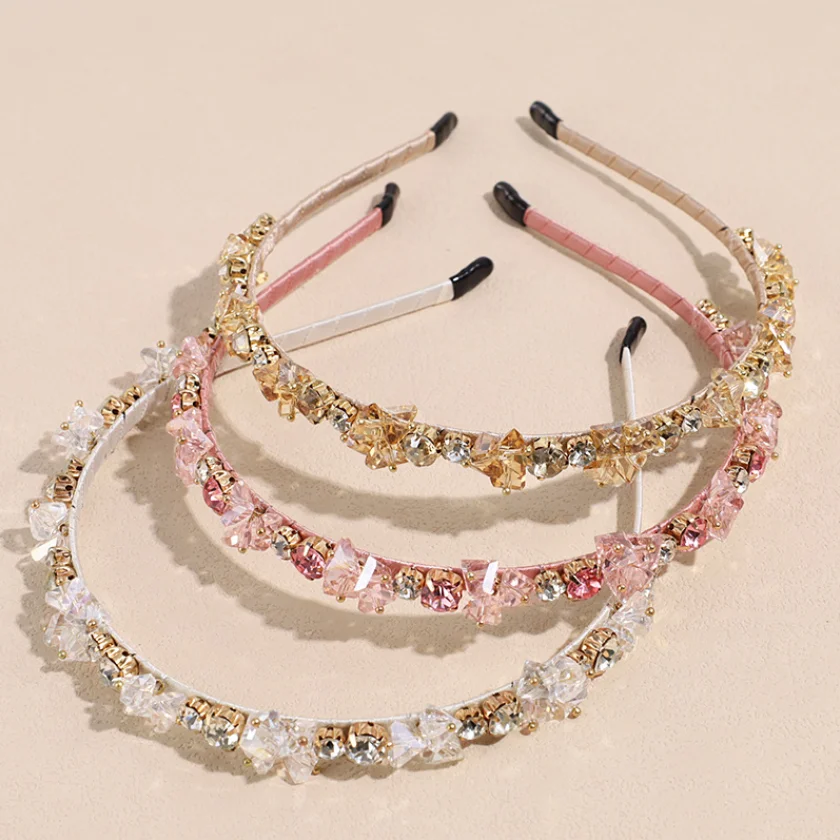 Luxury Crystal Headbands For Women Hairbands Girls Fashion Hair Hoop Headwear Wedding Party Hair Jewelry Accessories